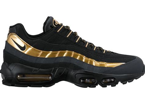 nike airmax 95 zwart met geel|Nike 95 black metallic gold.